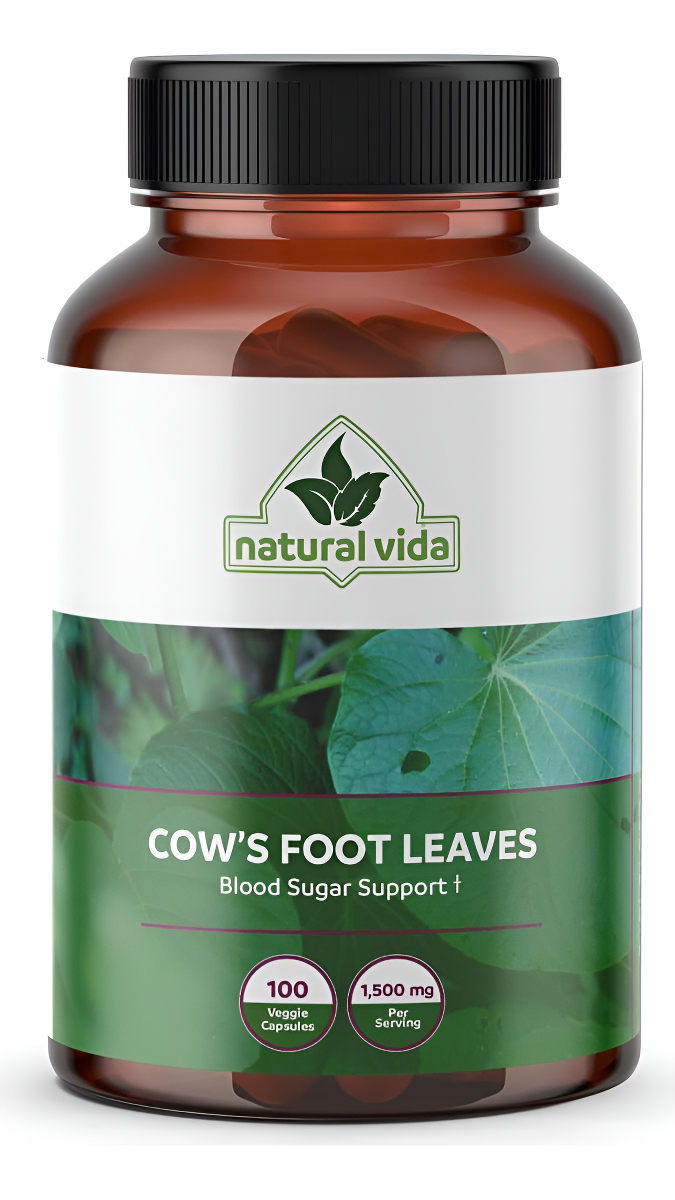 Pata De Vaca - Hojas De Pie De Vaca - 100 Cápsulas Vegetales - 1,500 Mg Suplemento Herbario Pie De Vaca
