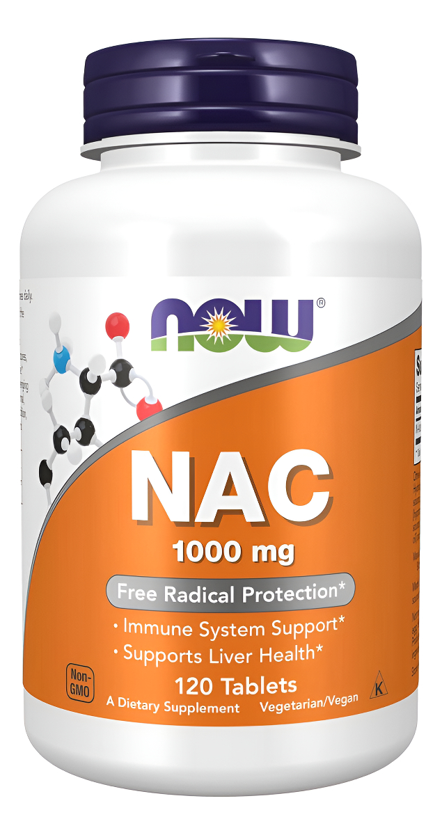 Now Foods Nac (n-acetil-cisteína), Protección Libre De Radicales, 120 Tabletas Veganas