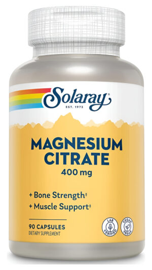 Citrato Magnesio 400mg Solaray