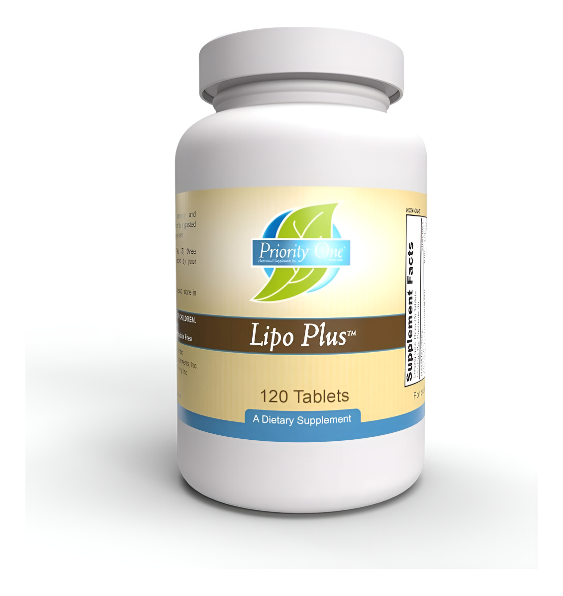Priority One Vitaminas Lipo Plus 120 Tabletas, Diseñadas Para Ayudar A Mantener Una Función Hepática Saludable.*