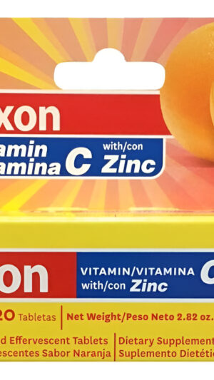 Redoxon Vitamina C Con Zinc, 20 Tabletas Efervescentes 2.82 Oz (paquete De 4)