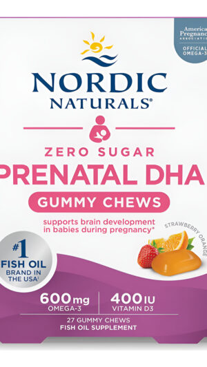 Nordic Naturals Zero Sugar Dha 27 Gomitas Prenatales De Vitaminas, Suplementos Para El Embarazo