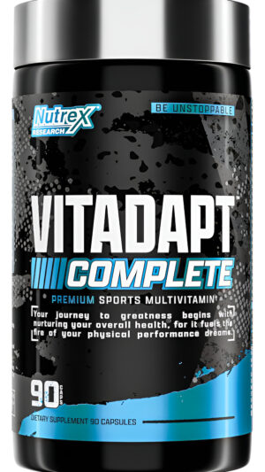 Nutrex Research Vitadapt, Multivitamínico Deportivo Clínicamente Dosificado, Minerales Quelados, Ksm-66 Ashwagandha, Ex