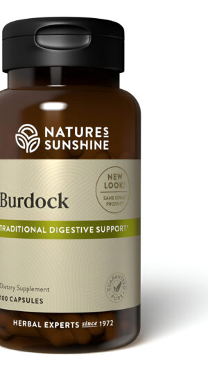 Nature's Sunshine Bardana, 100 Cápsulas, Mejora Tus Sistemas Respiratorio, Digestivo E Inmunológico