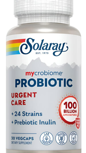 Solaray Mycrobiome Probiotic Urgent Care | Formulado Para Apoyar La Digestión Saludable, La Función Inmunológica Y Más