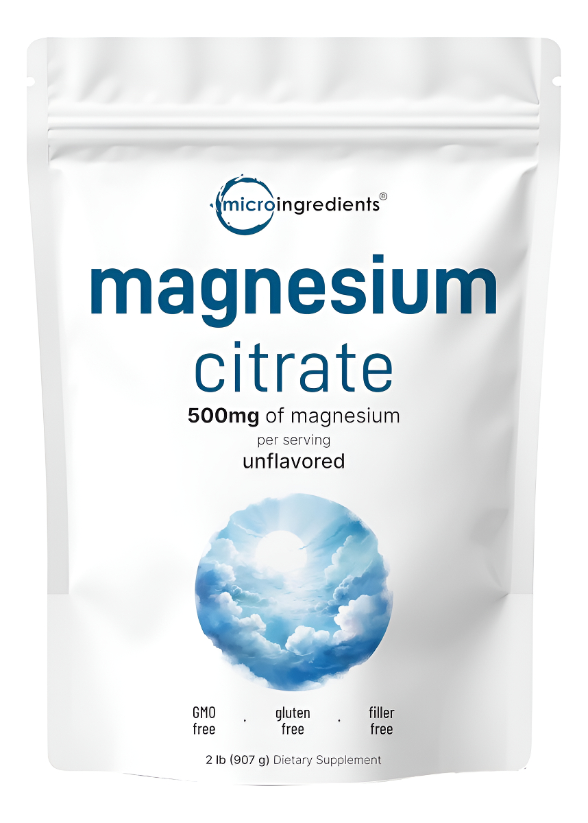 Micro Ingredients Citrato De Magnesio En Polvo 500mg