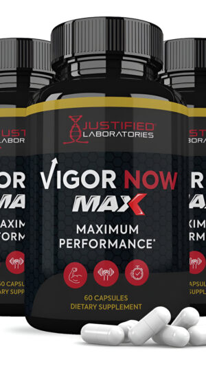 Vigor Now Max 1600 Mg Advanced Men's Health Formula 180 Cápsulas (paquete De 3)