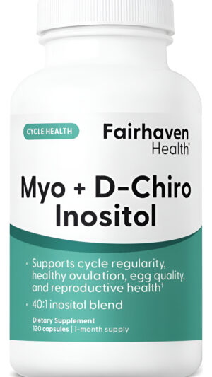 Fairhaven Health Suplemento De Mio-inositol Y D-chiro Inositol 120 Cápsulas