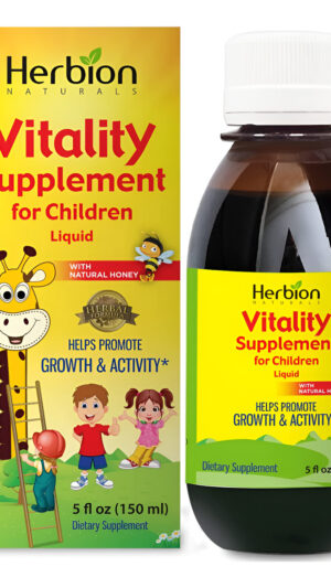 Herbion Naturals Suplemento Vitality Para Niños: Promueve El Crecimiento Y El Apetito, 150 Ml