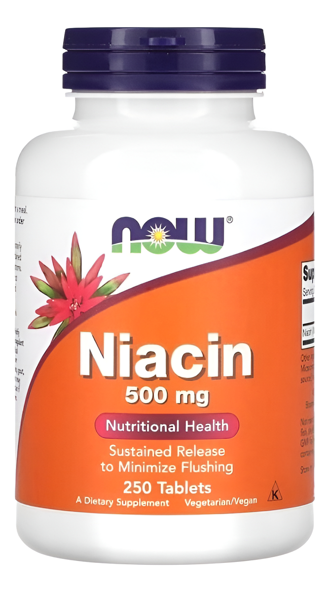 Niacina 500 Mg 250 Tabletas