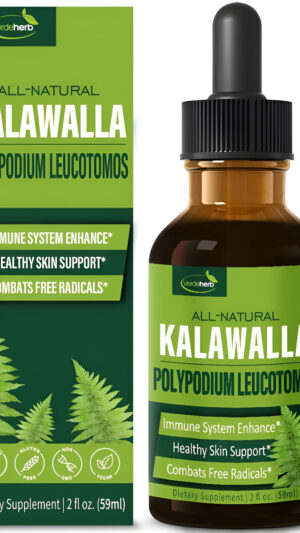 Kalawalla Root(polypodium Leucotomos) Immune Support Drops, Natural Kalawalla Herb Extract Immunity Boost Supplement Fo