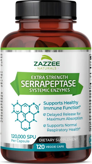 Serrapeptase 120 Caps Zazzee