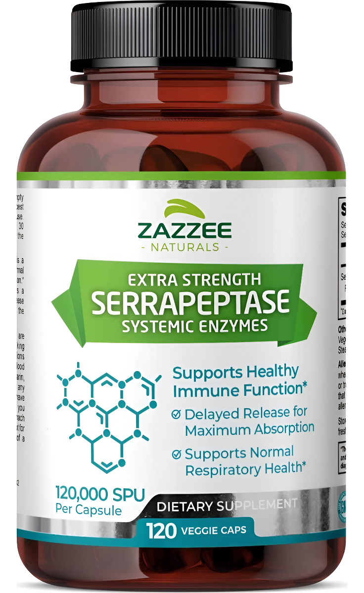 Serrapeptase 120 Caps Zazzee