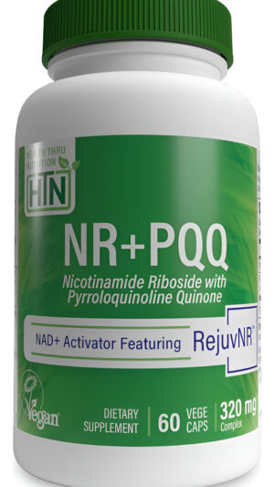 Health Thru Nutrition Activador Nad+ | Nr Con Pqq | 300 Mg De Ribósido De Nicotinamida + 20 Mg Pqq 60 Cápsulas