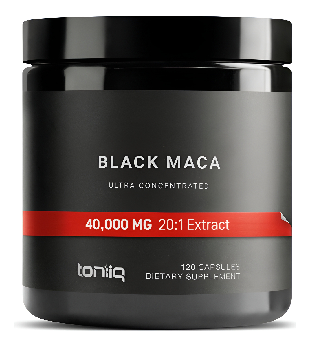 Extracto De Raíz De Maca Negra Pura De 40,000 Mg Ultra Concentrado 20:1 De Origen Único Salvaje, Cápsulas De Polvo De