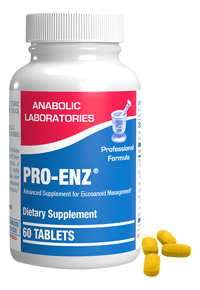Pro Enz Suplemento Avanzado Para El Manejo De Eicosanoides, 60 Tabletas, Suplemento De Cúrcuma Y Jengibre Con Extracto