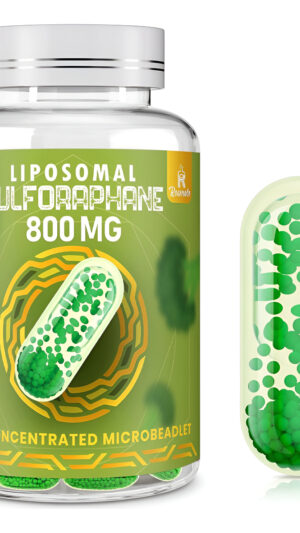 Sulforafano Liposomal De 800 Mg, Potente Suministro Dual Para Máxima Absorción Y Potencia, Extracto De Brócoli De Espec
