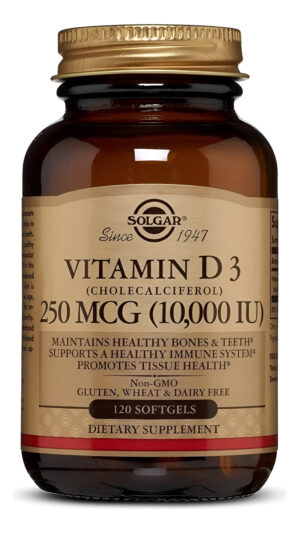 Vitamina D3 250mcg Solgar 120cp
