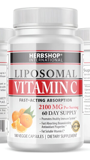Vitamina Ciposomal C   2100mg, 180 Cápsulas Vegetarianas Abs