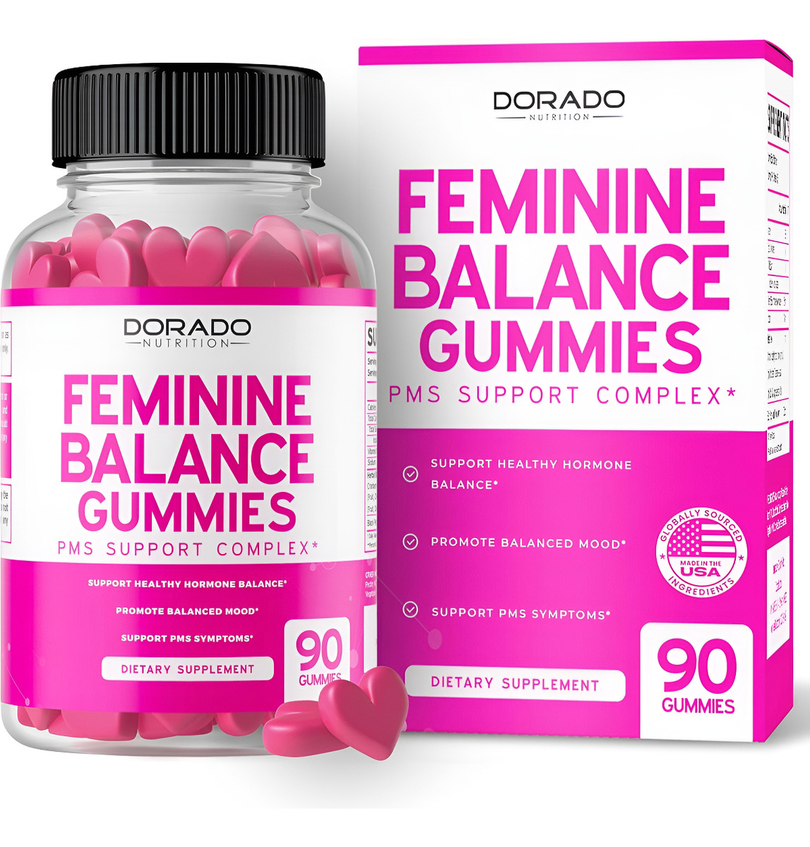 Equilibrio Hormonal Para Mujeres, Gomitas Para Aliviar El Síndrome Premenstrual Y Alivio De La Hinchazón Para Mujeres,