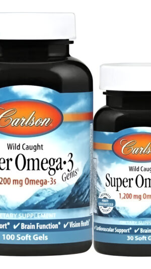 Carlson Labs  Norwegian Elite Omega3 Gems Fish Oil Resiste
