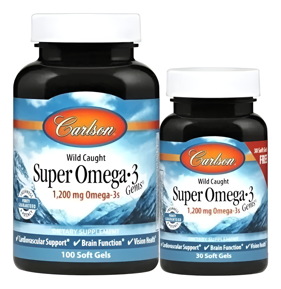 Carlson Labs Norwegian Elite Omega3 Gems Fish Oil Resiste