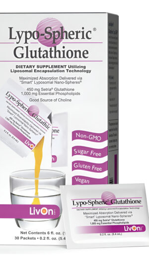 Glutatión Lipoesférico - 30 Paquetes - 450 Mg De Glutatión Por Paquete - Liposoma Encapsulado Para Una Máxima Biodispon