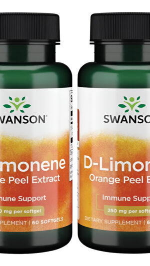 Swanson D-limonene - Suplemento De Extracto De Cáscara De Naranja Que Promueve La Salud Celular, Fórmula De Alta Potenc