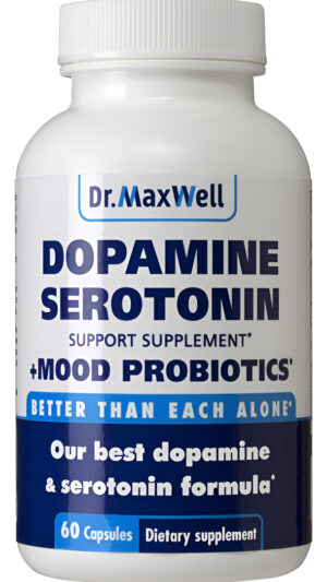 Suplementos De Serotonina Y Dopamina Con Probióticos Para El Estado De Ánimo, Soporte 5 En 1 Para (1) Dopamina (2) Sero