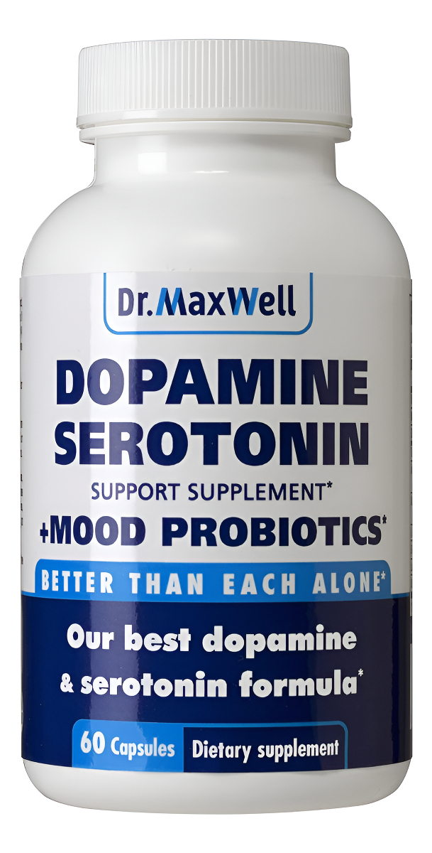 Suplementos De Serotonina Y Dopamina Con Probióticos Para El Estado De Ánimo, Soporte 5 En 1 Para (1) Dopamina (2) Sero