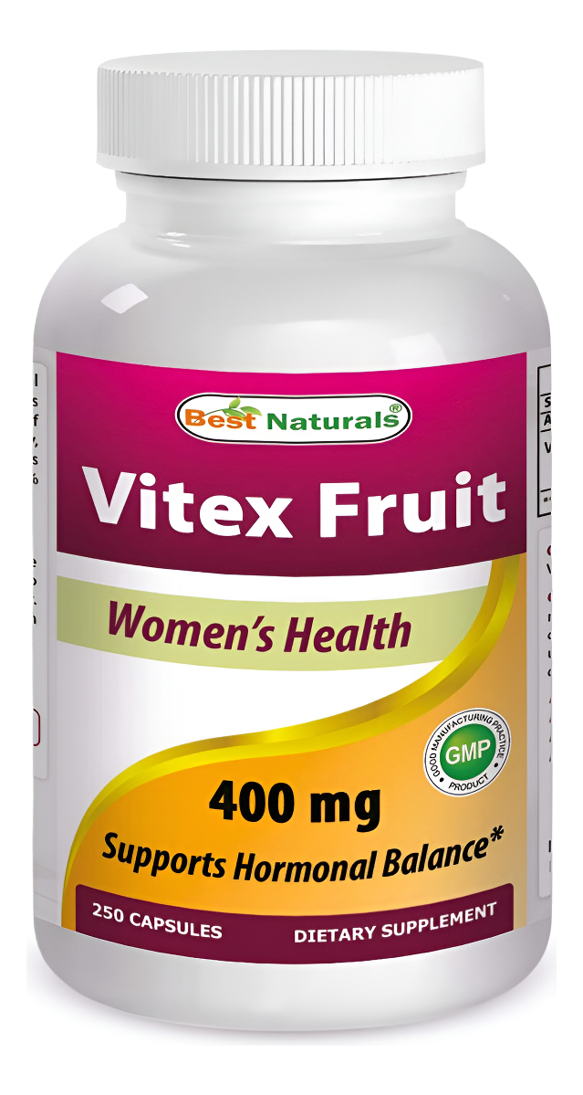Best Naturals Vitex Chasteberry 400 Mg 250 Cápsulas