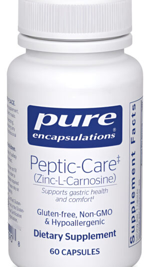 Pure Encapsulations Peptic-care - Zinc-l-carnosina - Suplemento Antioxidante Y Salud Intestinal - Apoya La Salud Gástri