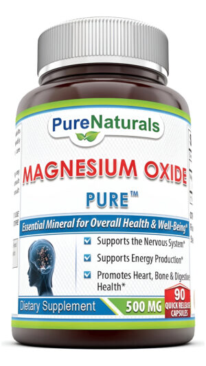 Magnesium Oxide 500mg Pure Natu