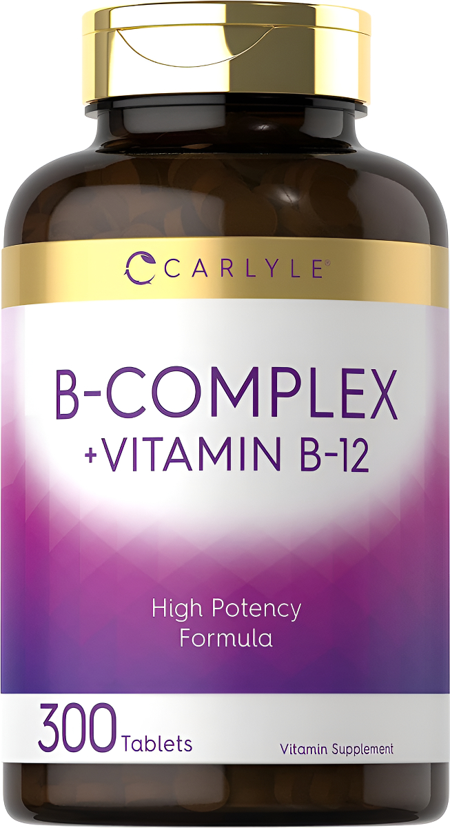 Vitamina Del Complejo Carlyle B Con B12 300 Tabletas Fórmula