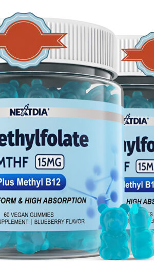 Nextdia Gomitas L-metilfolato De 15 Mg Y Metil B12 Pack De 2