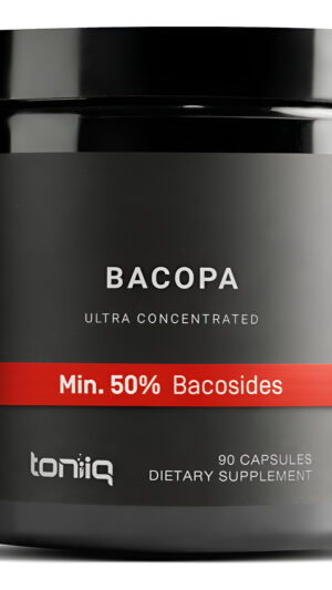 Toniiq 14,000 Mg 28x Extracto Concentrado - 50% Bacosides Bacopa De Ultra Alta Resistencia - (sin Ogm) - Altamente Conc