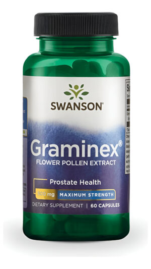 Swanson Extracto De Polen De Flor Graminex De Máxima Fuerza, Apoya La Salud De La Próstata, La Función Del Tracto Urina