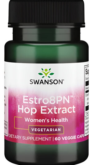 Swanson Estro8pn Suplemento De Extracto De Lúpulo 10 Mg, 60 Cápsulas Veganas