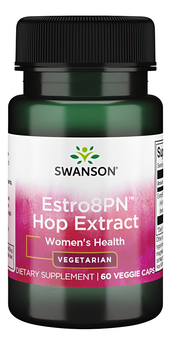 Swanson Estro8pn Suplemento De Extracto De Lúpulo 10 Mg, 60 Cápsulas Veganas