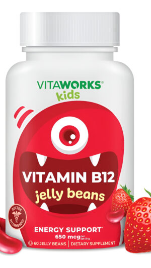 Vitaworks Gomitas De Vitamina B12 De 650 Mcg Para Niños 60 Unidades