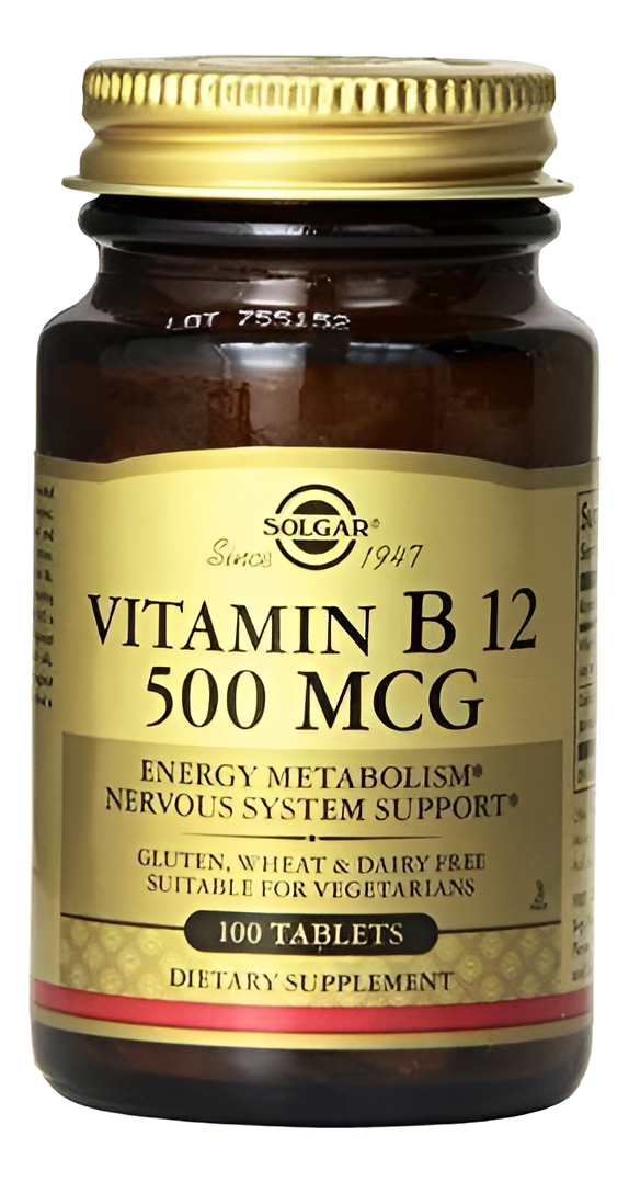 Solgar Vitamin B12 500 Mcg - Unida