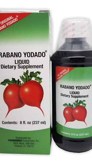 Rabano Yodado Suplemento Líquido, 8 Onzas Líquidas