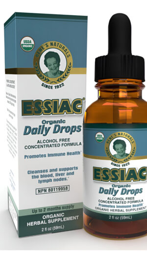 Essiac Tea - Gotas Diarias Orgánicas Y Silvestres Totalmente Naturales Para Un Mejor Drenaje Linfático Y Apoyo Inmunoló