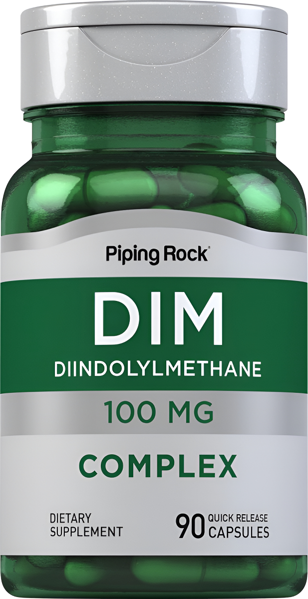Piping Rock Suplemento Dim | 100 Mg | 90 Cápsulas | Suplemento De Diindolilmetano | Complejo Sin Omg, Sin Gluten