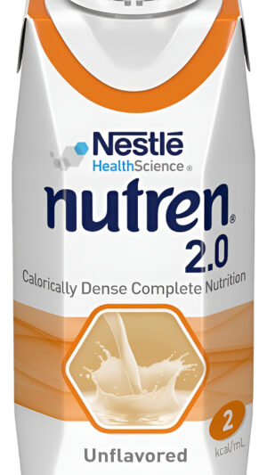Nutren 2.0 Nutrición Completa Calóricamente Densa, Sin Sabor, 8.45 Onzas Líquidas (paquete De 24)