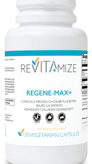 Regene-max+ Plus Biotina, Cabello, Piel Y Uñas. Reduce Las Líneas Finas Y Las Arrugas. Aumenta La Producción De Colágen