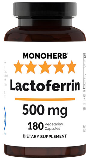 Lactoferrina 500 Mg - 180 Cápsulas