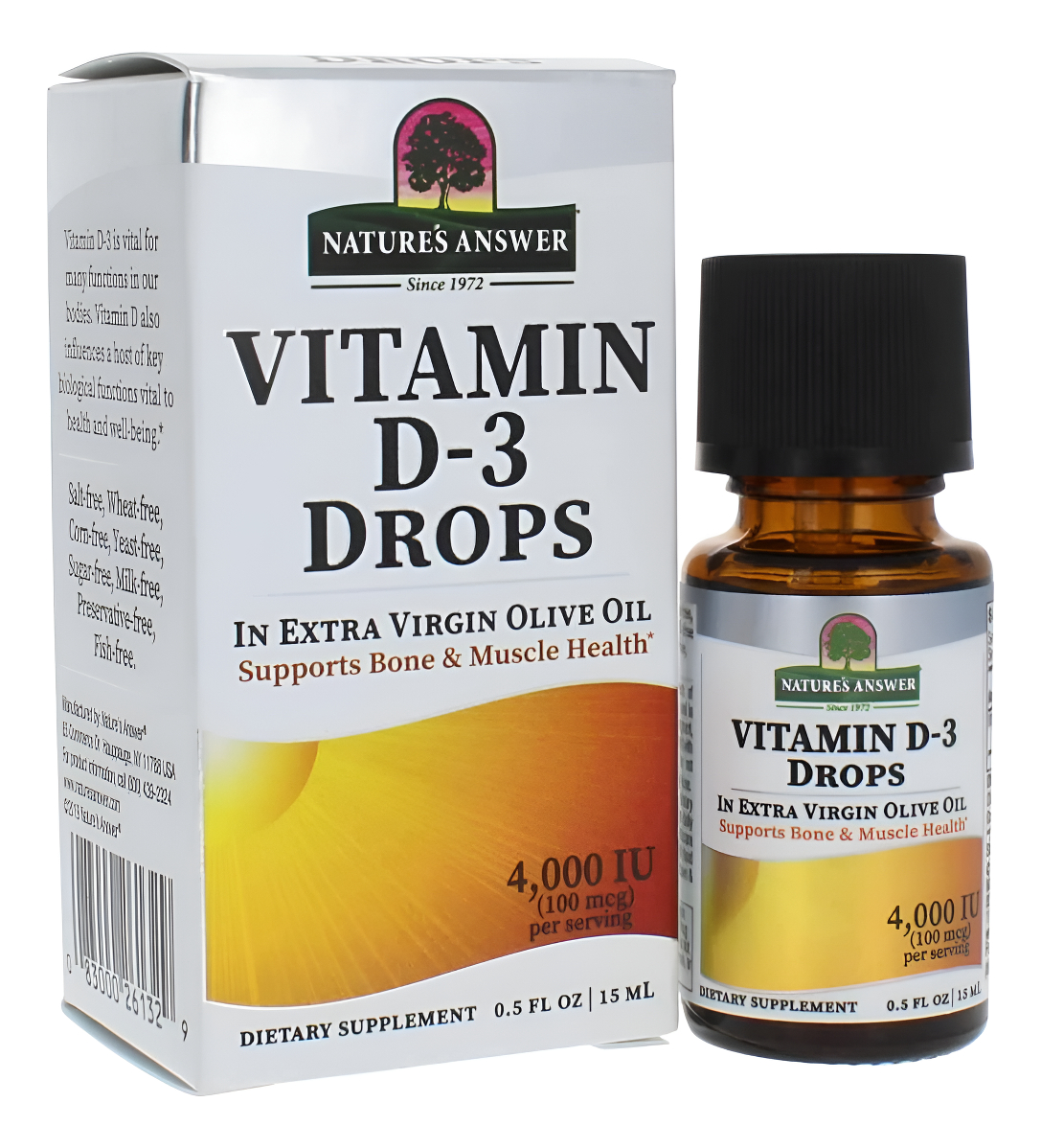 Respuesta De La Naturaleza La Vitamina D 3 Cae 4000 Ui 0.5 O