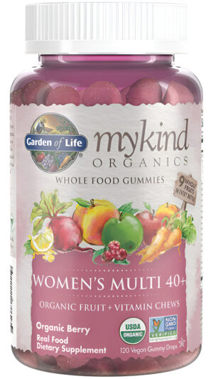 Garden Of Life Mykind Organics Women - 40+ - 120 Gomitas Vitamínicas - Certificado Orgánico, Sin Omg, Vegano