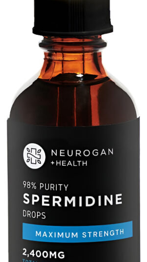 Neurogan Gotas De Espermidina De 2400 Mg - 98% Puro | Apoyo De Autofagia Y Suplementos De Salud Celular | Suplementos D